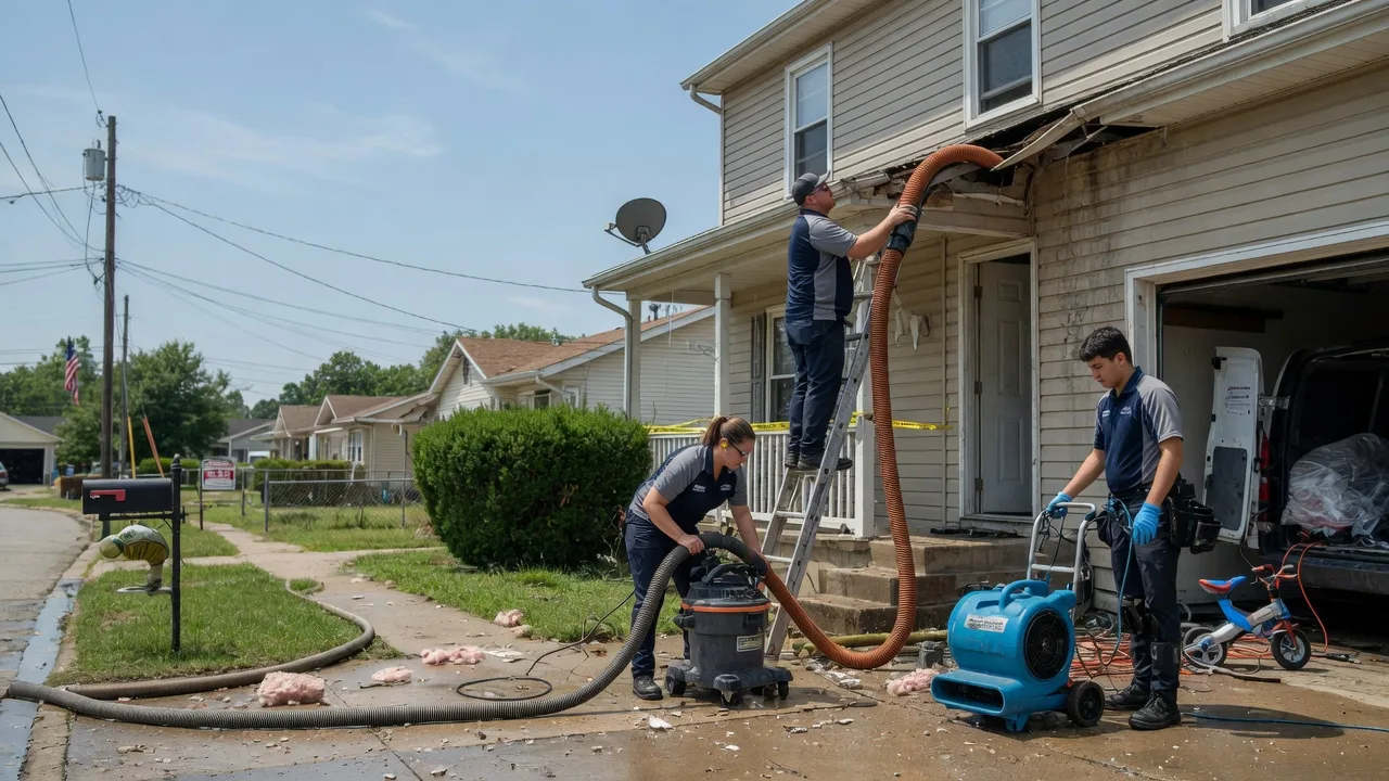 Water Damage Restoration in Footville, WI near me